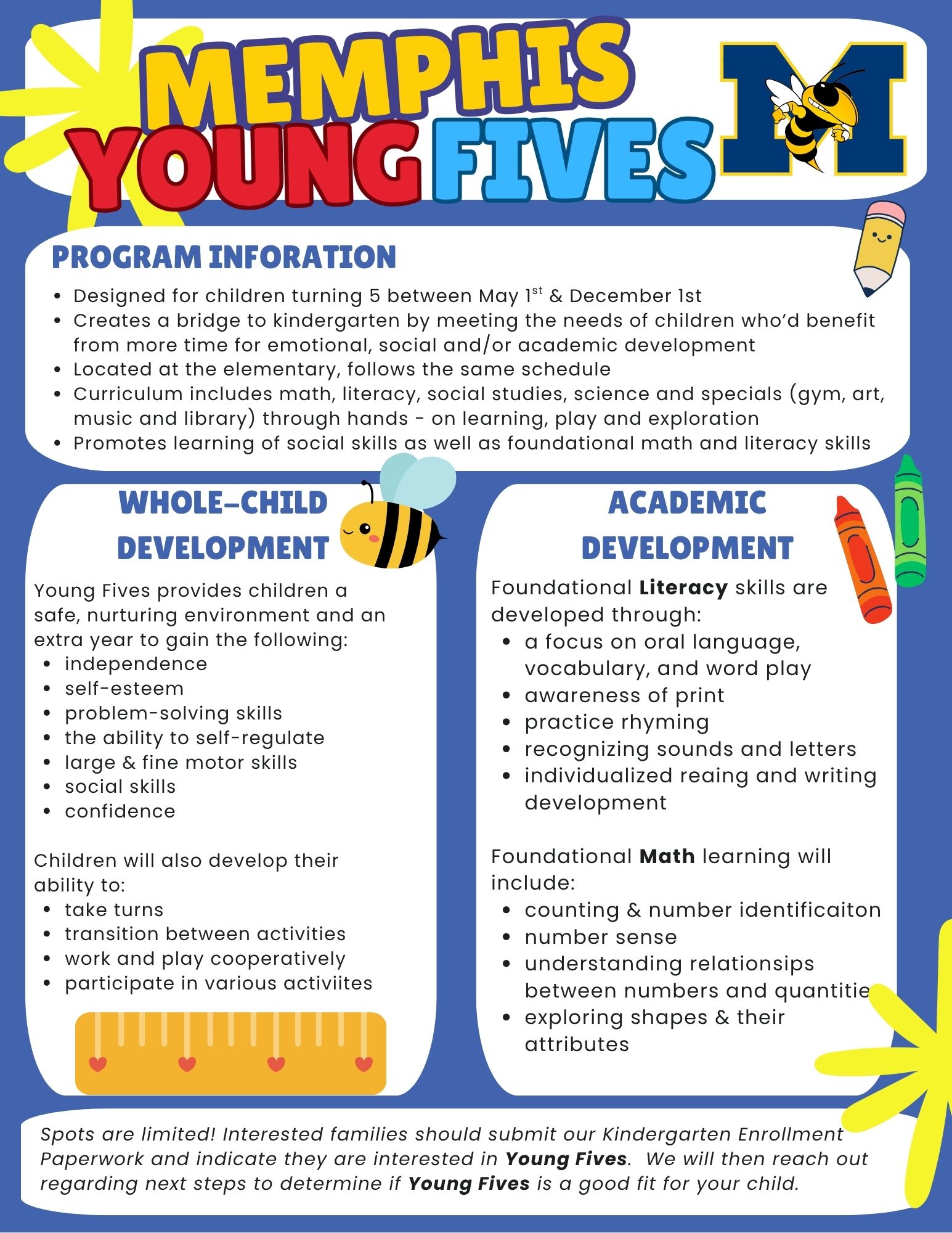 Memphis Elementary Young Fives Program